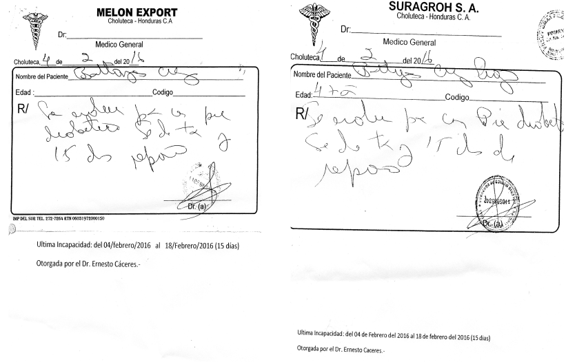 Honduras: SURAGROH (Fyffes) cambia documentación de Directivo.