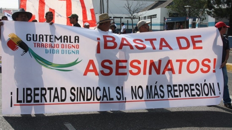 CSA y CSI condenan nuevo asesinato contra sindicalista en Guatemala