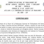 “Comunicado Feminicidio”