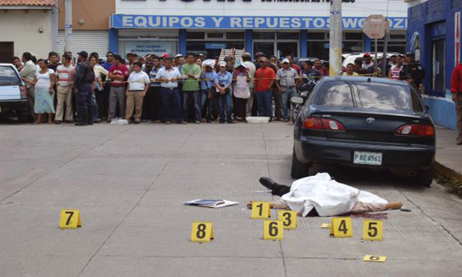 Honduras, entre los cuatro países menos pacíficos del mundo