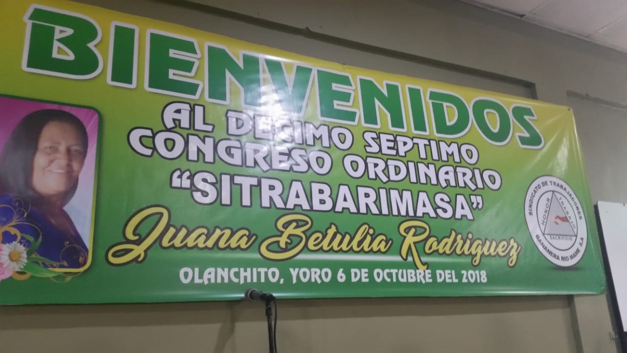 Honduras: XVII Congreso Ordinario de SITRABARIMASA