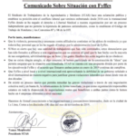 Honduras: STAS- Comunicado sobre situación con Fyffes