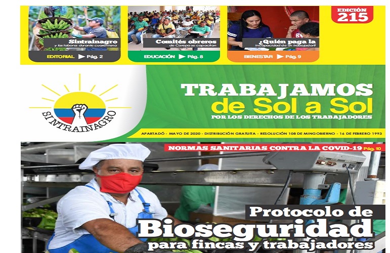 Noticias de Sintrainagro en Colombia